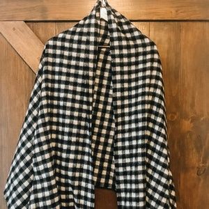 J. Crew Oversized Plaid Cape